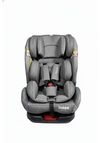 Resim Locos 0-36 Kg 360 Derece Dönebilen İsofixli Çocuk Oto Koltuğu Gri 