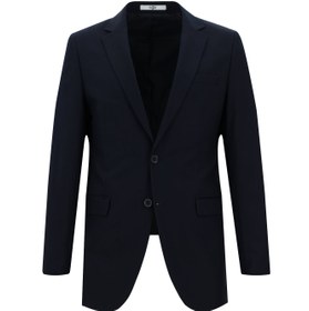 Resim Koyu Lacivert 8 Drop Long Slim Fit Uzun Dar Kesim Takım Elbise - 8 Drop Long Slim Fit / Koyu Lacivert / 52 