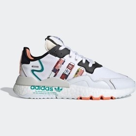 Resim Adidas Nite Jogger Beyaz Ayakkabı (554350437) Beyaz 