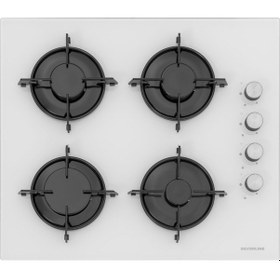 Resim Silverline BO65E4W01 - CS5349W01 - 3481 FLAM Beyaz Cam Ankastre Set 