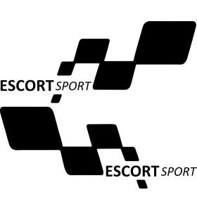 Resim TSC Escort Sport Etiket Yapıştırma 30CMX11CM MMD203 