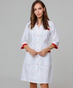 Resim Medicinskaa Odezda Profmed Beyaz Tıbbi Önlük 87746079 Beyaz 