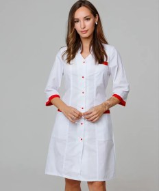 Resim Medicinskaa Odezda Profmed Beyaz Tıbbi Önlük 87746079 Beyaz 