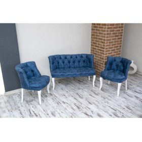 Resim Güvensan mobilya Trendy Home Su Yeşili Çay Seti Koltuk Takımı, Salon, Balkon, 2+1+1 