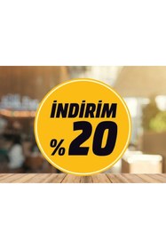 Resim 3M Mağaza Dönkartı %20 Indirimii Yazılı Çift Yön Baskılı Dönkart 