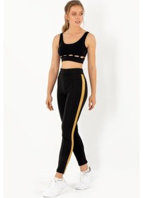 Resim Doremi Active Sportive Kalın Çizgili Tayt 