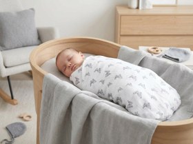 Resim 2’li Müslin Bebek Örtüsü - Iconique Lapin ve Cotton Grey - 100x100 cm 