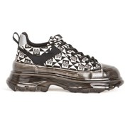 Resim Marcomen Erkek Sneaker Kalın Tabanlı Bağcıklı Günlük Ayakkabı 19094 Siyah/bej Siyah/bej Siyah - Bej 