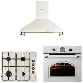 Resim Kumtel Rustik B66-SF2(AT)(4PRO) - KO-410 BF - DP6-RBG Bej Ankastre Set 