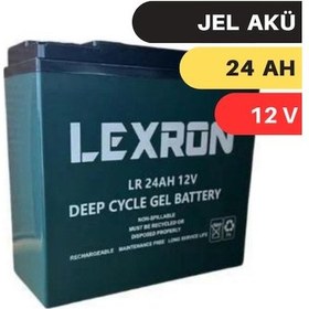 Resim Lexron 24AH 12V Jel Akü 
