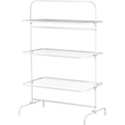 Resim IKEA Mulig Çamaşır Kurutma Askılığı Beyaz, 99x58x152 Cm 