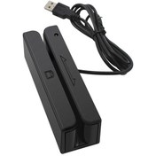 Resim Maiyame Usb Bağlantılı Siyah Manyetik Kart Okuyucu, Iso Standartlarında Hızlı Okuma, 800.000+ Kullanım Ömrü 