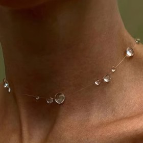 Resim 1 Adet Şık ve Basit Sahte Su Damlası Çiçeği Kolye, Her Duruma Uygun Mükemmel Özel Hediye, Gençler İçin 