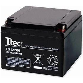 Resim Ttec 12V 26A Bakımsız Kuru Akü 