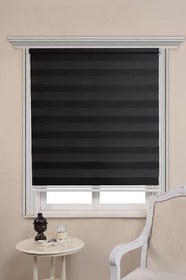 Resim Bambu Zebra Perde 1BMBUSİYAH, Siyah, 190 x 200 