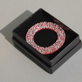 Resim TASARIM ARABAM ATİKE ELİF AKIN Pembe Volkswagen Araçlarla Uyumlu Direksiyon Taşı 