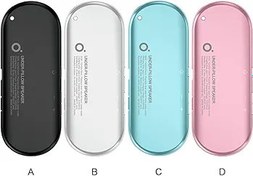 Resim SUIOPPYUW Mi 360° Siyah Teknolojili Su Geçirmez Hoparlör Kemik İletimli Taşınabilir Kablosuz Bluetooth Hoparlör Kablosuz Hoparlör, Beyaz 