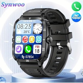 Resim Cloud011 1.96" Hd Ekranlı 430mha Akıllı Kadın Erkek Spor Bilekliği Tactical Black 