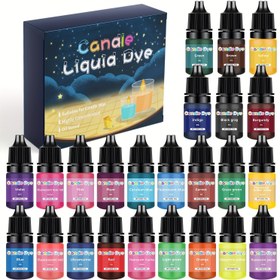 Resim 1 set 24/30/36 renk yüksek konsantrasyonlu aromaterapi mumu renk esansı, her şişe 5 ml mum kokusu renk pigmeni içerir, mum kokusu pigmenti, el yapımı DIY boya, DIY yaratıcılık için uygun 