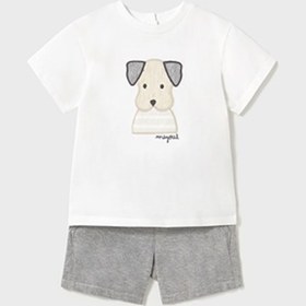Resim Mayoral Yazlık Erkek Bebek T-shirt Şort 2'li Set 