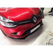 Resim Renault Clio 4 Basic Ön Lip Piona Black 2012 - 2020 Ön Tampon Eki 
