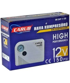 Resim Carub 12V Hava Kompresörü 150 Psi Yassı BR2491105 