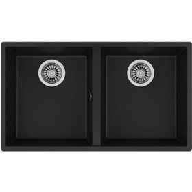 Resim Teka Square 760 Tg Siyah Granit Eviye 