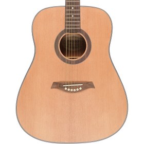 Resim Madison MAG-41M-N Akustik Gitar - Naturel (Başlangıç - Dreadnought Kasa) | 41 İnç Tam Boy Gövde, Yüksek Ses Volümü, Yeni Başlayanlar İçin Ergonomik Sap | Ölçüler: 648 mm Skala Uzunluğu 