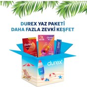 Resim Durex Yaz Paketi Yakın Hisset XL Prezervatif 16'lı + Manuel Mastürbatör Esnek ve Yumuşak + Hisset Jel 50 ML 