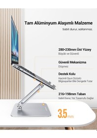 Resim Ugreen Yükseklik Ve Açı Ayarlı Alüminyum Tablet Notebook Standı, 40291 