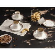 Resim Chopin Bakır 4 Kişilik Kahve Takımı 85CC 