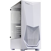 Resim Rush Fordo Rca502 Beyaz Gaming Oyuncu Bilgisayar Kasası 