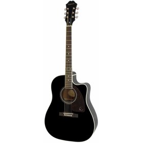 Resim Epiphone J-45EC Studio - Solid Top Fishman Presys-II Elektro Akustik Gitar (Ebony) 