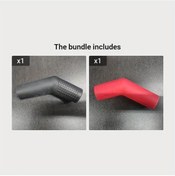 Resim Cloudstore Evrensel Silikon Motosiklet Vites Kolu Pedal Kılıfı Kaymaz Siyah Kırmızı 