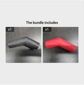 Resim Cloudstore Evrensel Silikon Motosiklet Vites Kolu Pedal Kılıfı Kaymaz Siyah Kırmızı 