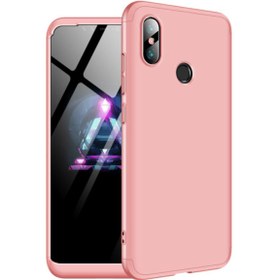 Resim Microsonic Mi 8 Se Kılıf Double Dip 360 Protective Rose Gold 