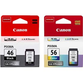 Resim Canon 9059B003 PG-46 CL-56 2'li Kartuş + Fotoğraf Kağıdı 