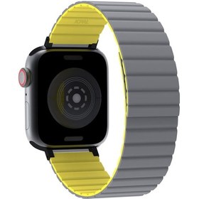 Resim Nihcase iOS Watch 10 Serisi Uyumlu 46mm Kordon Krd52 Loop Mıknatıslı Spor Kordon 