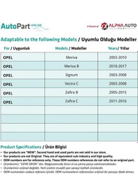 Resim Opel İçin Bagaj Ve Kapı Eşik Klipsi- 100 Adet 