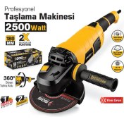 Resim Sgs 5116 Profesyonel Taşlama Makinesi - 2500 WATT,180MM 