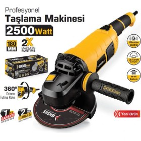 Resim Sgs 5116 Profesyonel Taşlama Makinesi - 2500 WATT,180MM 