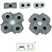 Resim Ps5 İç Lastik Seti V1 Uyumlu BDM-010 Silikon İletken PS5 Yedek Parça Kol Tamiri 