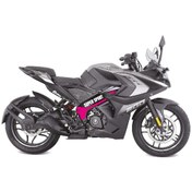 Resim Bajaj Pulsar Rs200 Orta Şase Motosiklet Sticker Etiket Modeli Super Sport Pembe 