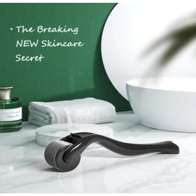 Resim Hype Store Derma Rulo 0.5 Mm, 540 Titanyum Microneedle Rulo Yüz Yüz Kırışıklıkları Saç Dökülmesi Streç Işaretleri Saç Büyütme Mikro Iğneler Profesyonel Microneedling Derma Iğneleme Kiti Kılıf ile 