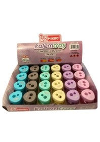 Resim Mikro Kalemtraş Üçgen Mk 1009 Pastel Pembe 