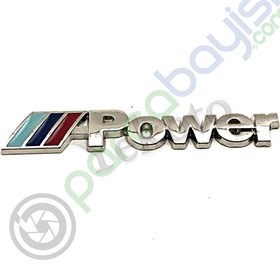 Resim Mpower Metal Logo Amblem 