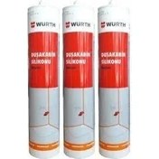 Resim Würth Duşakabin Silikonu Beyaz 3'lü Set 