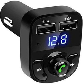 Resim Car x A88 3.1 A Bluetooth Fm Transmitter Telefon Görüşme Destekli 