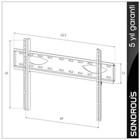 Resim Sonorous Surefıx 235 Sabit Askı Aparatı 
