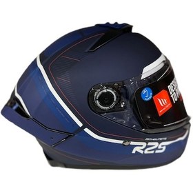 Resim Mt Thunder 4 SV R25 B5 Motosiklet Kaskı Lacivert Mat Mavi 
